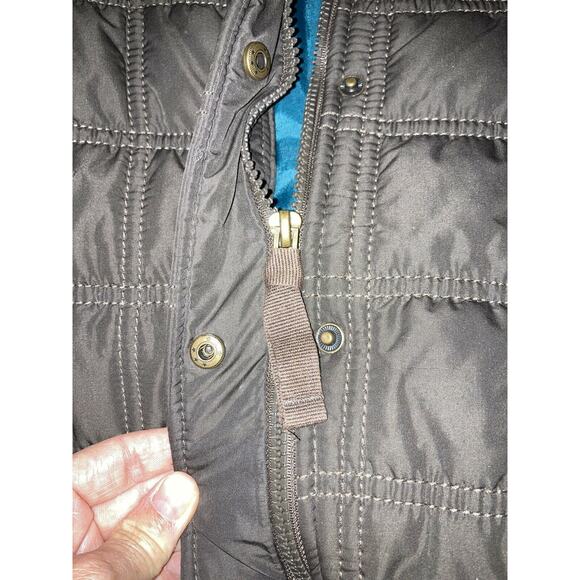 AMERICAN EAGLE Womens Medium Vest Brown Quilted. No Hood - Picture 6 of 7